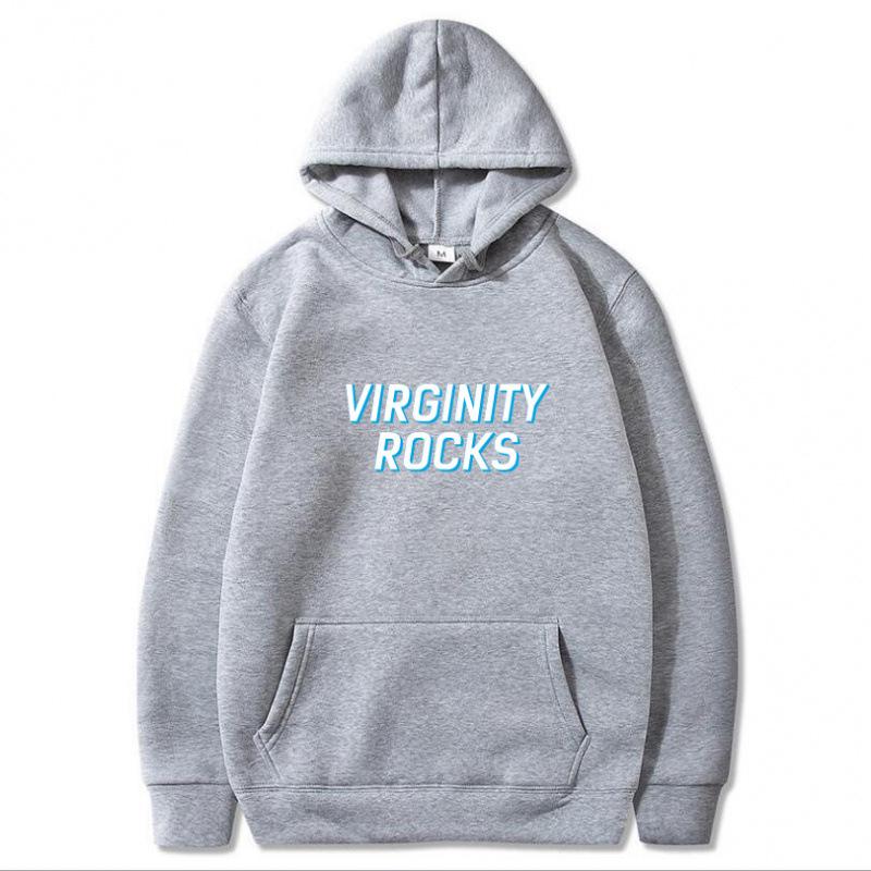 

2026 Xiyin Unisex Virginity Rocks Fleece Hoodie 2XL