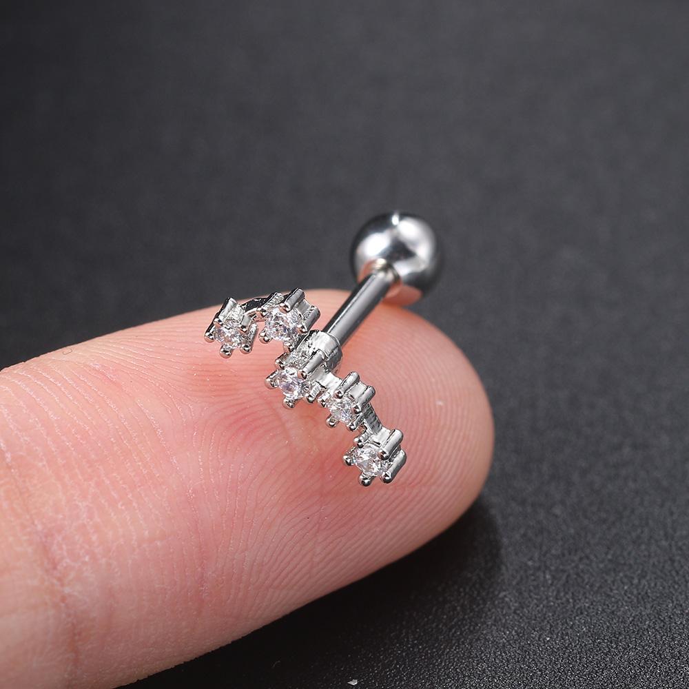 Piercing Constellation Earrings Women 1pc Daith Helix Body Jewelry Silver Color Cartilage Ear Accessories Conch Rook Tragus Lobe