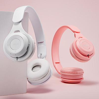 M6 Drahtlose Faltbare Headset Macarons Heavy Bass Bluetooth-kompatibel Gaming Kopfhörer