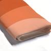 Cortina de Ducha Estilo Moderno de Mediados de Siglo – Diseño Arcoíris Terracota, 89 Pulgadas, Abstracto Geométrico, Lavable a Máquina, Duradera