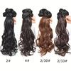 Synthetic Wig Braid Women's Claw Clip Headband Curly Ponytail Simulation Hair Low Tie Natural Fake Ponytail For Women