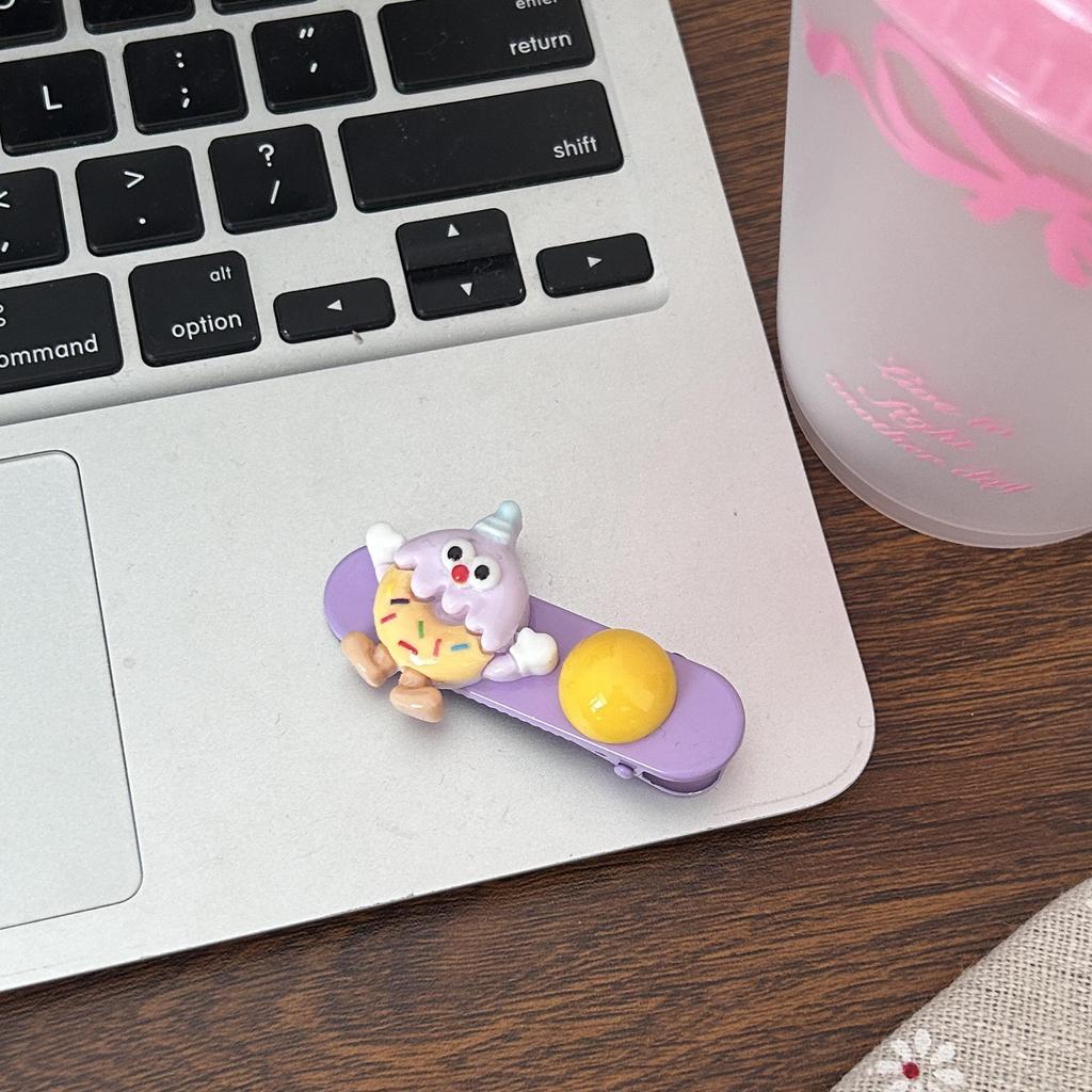 Cute Cartoon Jelly Bean Hair Clips - Fun and Sweet Accessories for Girls