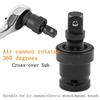 360° Swivel Steel Ball Impact Socket for Electric Wrench Efficiency Enhancement 1/2 Inch Drive Universal Joint Socket Adapter