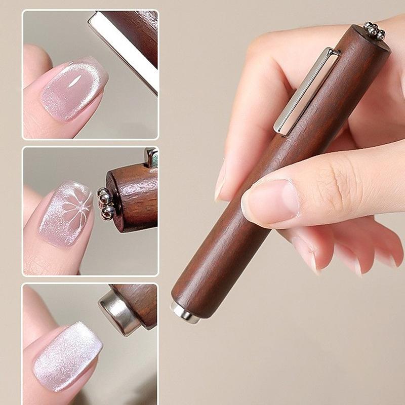Gel Nail Magnetic Stick 3 in 1, Strong Cat Eye Magnet for UV LED Nail Art Design Manicure Tools