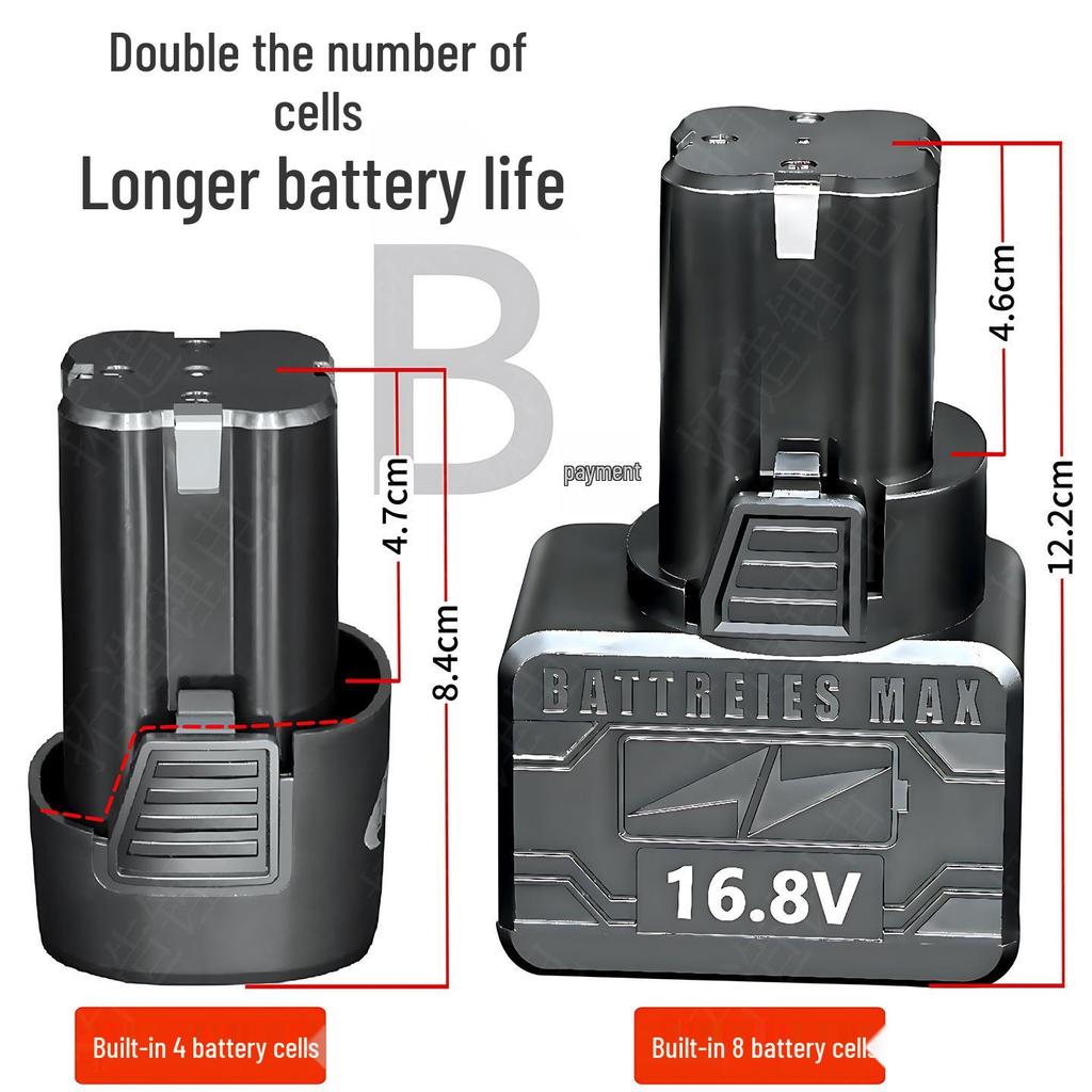 Multi-Voltage 12V/16.8V/18V Lithium Battery for Power Tools