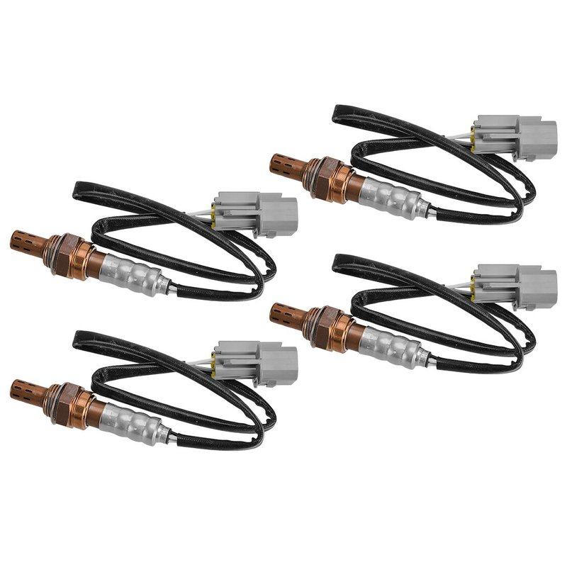 2344191 2344192 2344193 4Pcs Upstream Downstream Oxygen O2 Sensor Fit for Hyundai Santa Fe Tucson Kia Optima Sportage 2.7L V6