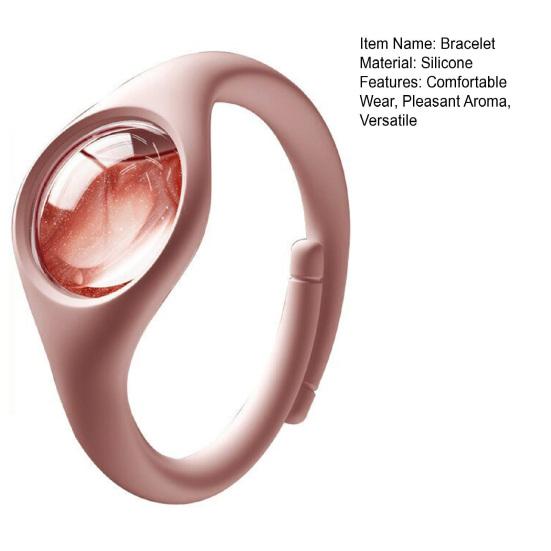 Mosquito Repellent Bracelet Comfortable Wear Retractable Design Silicone Effective Mosquito Bite Prevention Wristband