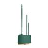 Wall-Mounted 3-in-1 Drainable Toilet Brush Set for Bathroom Corner Cleaning