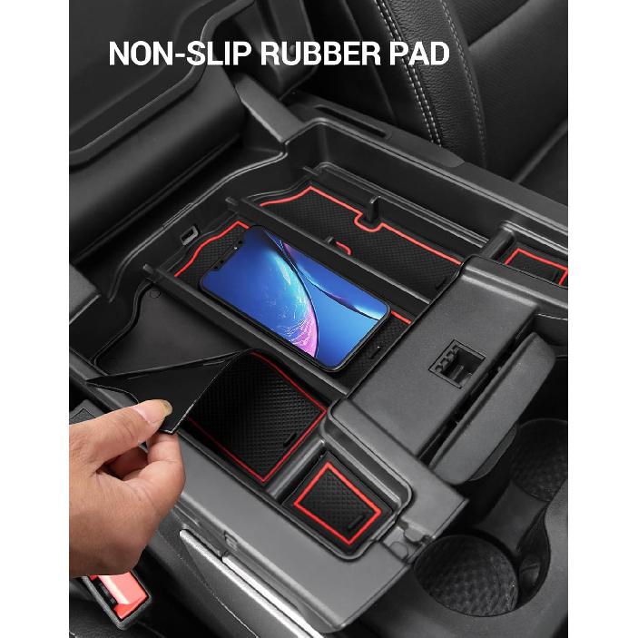 Motrobe Center Console Organizer Tray For Dodge RAM 1500 2500 3500 Armrest Storage Box Accessories 2025 2024