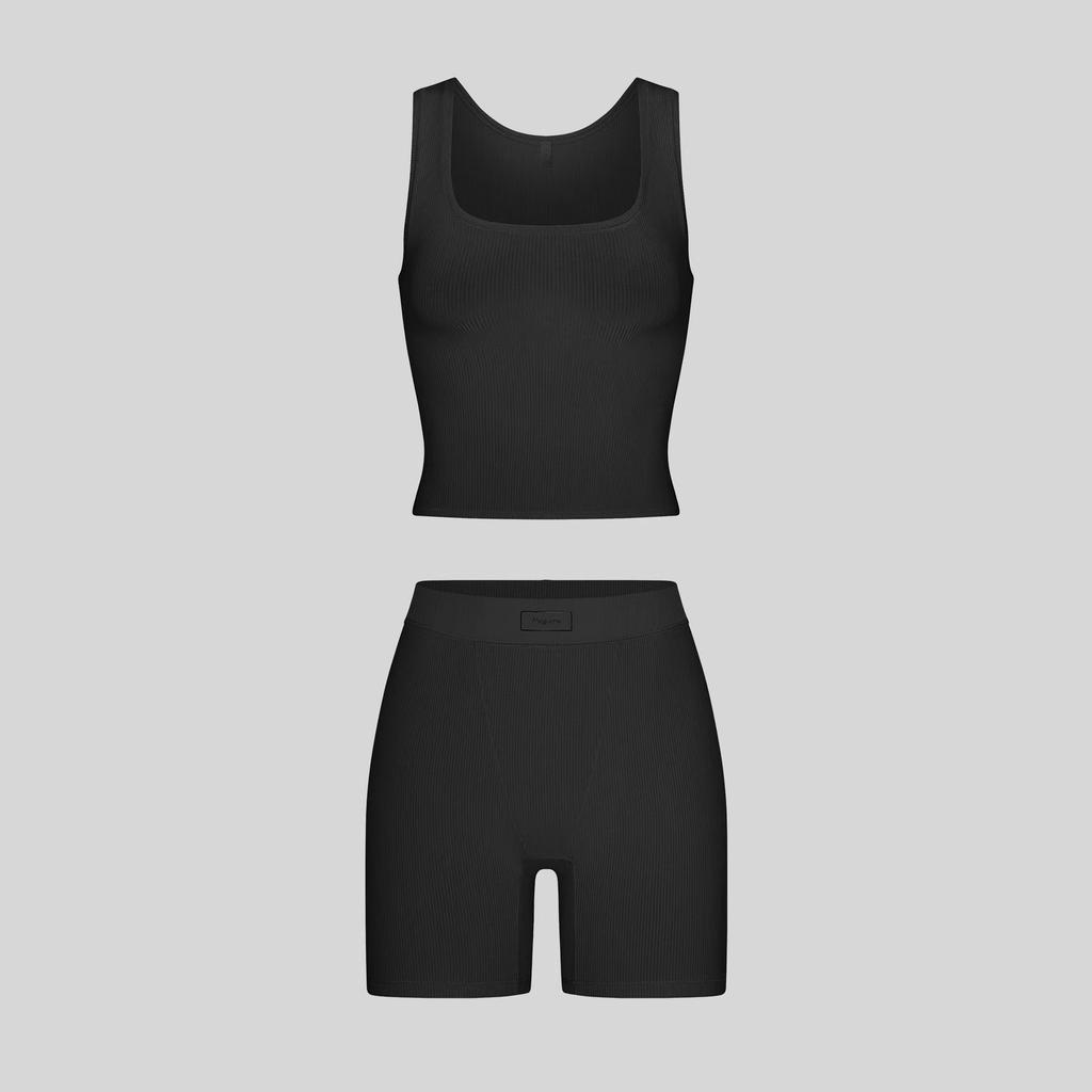 Cross-border European and American sports yoga style sling vest summer shorts set women's clothing spring and summer 2026 Amazon new products