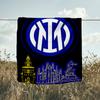 1 Stück F.C. Internazionale Milano Bedruckte Weiche Flanelldecke Überwurf für Schlafzimmer Wohnzimmer Sofa Camping Reise Fan Geschenke Weihnachtsgeschenke