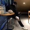 Giacca in Cotone con Revers Retro Giacca Invernale in Cotone da Uomo Stile Coreano Trendy Larga Giacca in Cotone per il Viso