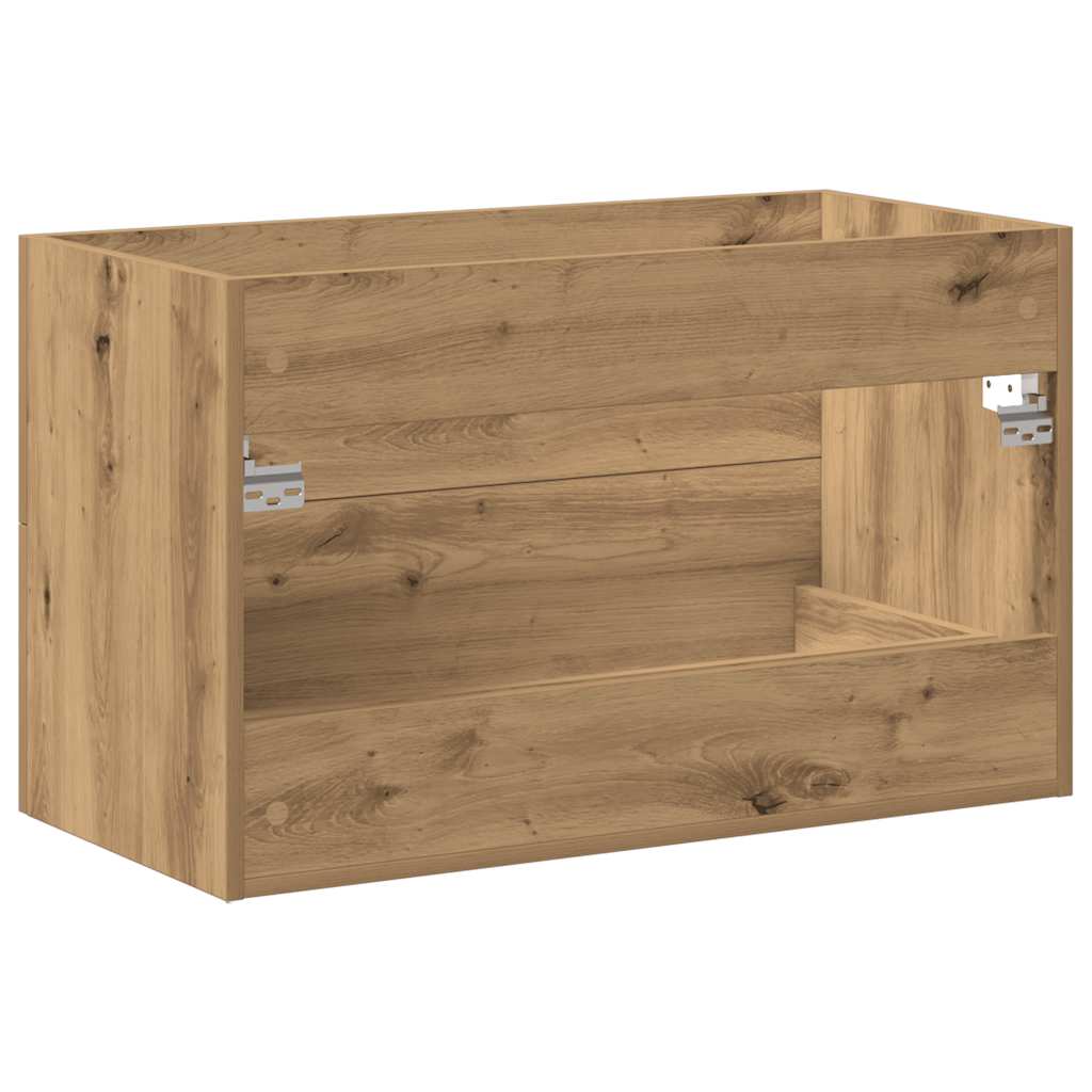 Artisan Oak Bathroom Vanity Unit 80 X 38.5 X 48 Cm