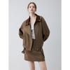 ELLE Women's Oversized Patchwork Short Jacket