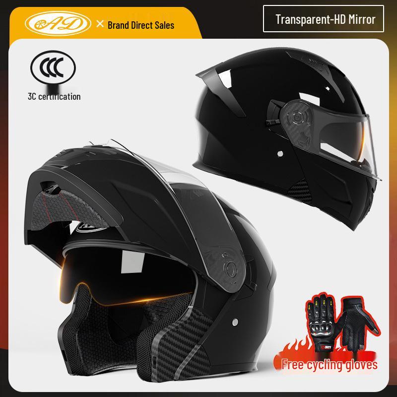 

Сертифицированный 3C Электрический мотоциклетный шлем-интеграл с двойным визором для всех сезонов, для мужчин и женщин.