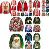 Festive Men's Christmas 3d Graphic Print Pullover Hoodie Sweatshirt With Soft Material