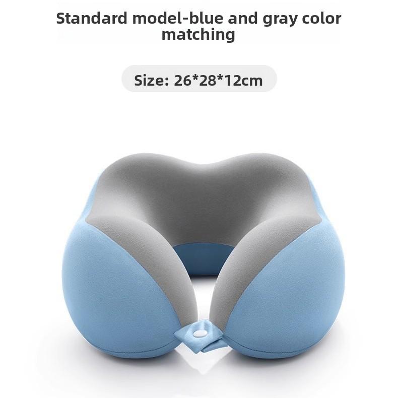 Memory Cotton U-shaped Pillow Travel Neck Pillow Airplane Sleeping Pillow Neck Pillow Cervical Spine Neck Pillow Portable U-shaped Pillow