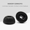 1 Pair Memory Foams Ear Tips Buds Black Gray Sponge Earplugs Pads Earbuds Grip Replacement for Earphone Accessories