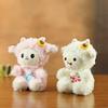 New Girl's Heart Little Lamb Plush Toy, Backpack Pendant, Desk Mat, and Keychain Doll.