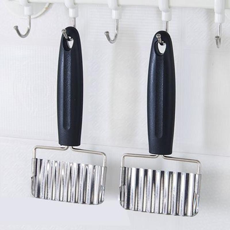 Potato Chip Slicer Creative Multi - Functional Vertical Stainless Steel Spike Potato Cutter Chips Vertical Knife Kitchen Gadgets