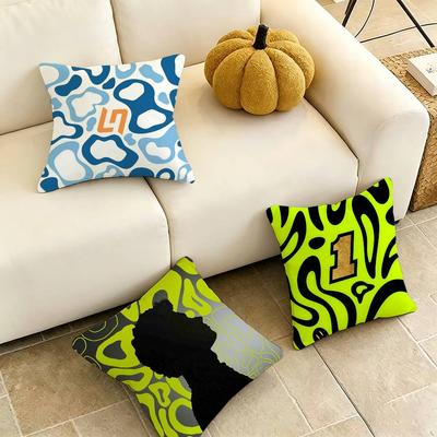 Racing Regulations Lando NorrisS Square DoubleSided Printed Pillow Case Bedroom Bedside Pillow Sofa Cushion Cover Gift