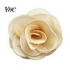 Broche Camélia Occasion Formelle Corsage Style Français Grand Tissu Maillé Mariée Marié Costume de Mariage Manteau Fête de Bal Robe Vêtements Applique Patch DIY