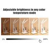 USB Rechargeable Table Lamp Adjustable Brightness Eye Protection Desk Light Touch Dimming Table Light LED Double-Head Desk Lamp With Holder