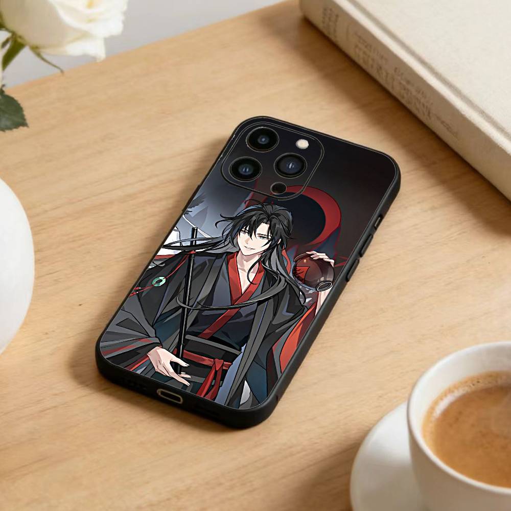 Grandmaster-Demonic Cultivation Phone Case For iPhone 17 16 15 14 13 12 Max Plus Silicone Black Cover