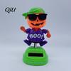 Auto-Stressabbau-Ornament Solar-Ornament, Halloween-Kürbis-Pirat Schwingende Figur, Zubehör Tanzende Schüttelkopfwagen Armaturenbrett