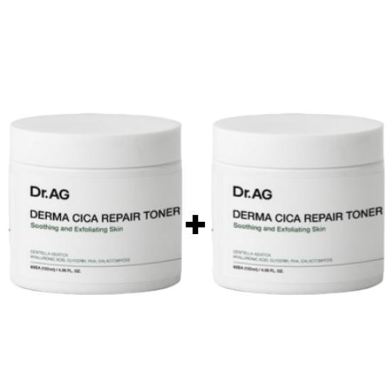 Dr.AG Derma Cica Repair Toner Pad – Soothing & Exfoliating Care 60 Pads (120ml)