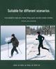 Unisex Seamless Knit Winter Hat: Warm, Large Brim, Ear Protection, Solid Color, Round Crown, Fits Large Heads.