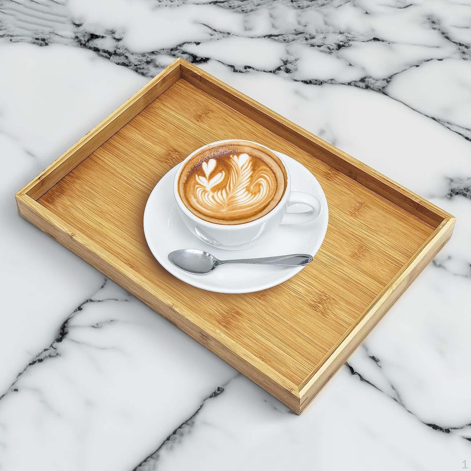 

Бамбуковое сервировочное блюдо, декоративный поднос, универсальный прямоугольник для хлеба, витрины для десертов, 33cmx22cmx2.2cm