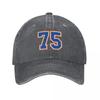 SeventyFive Jersey Number Sports Baseball Cap Fishing Cap GentleUnisex Hat Beach Hat Custom Hat Hats For Unisex Womens