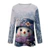 Long Sleeve Shirts For Women Cute Print Graphic Tees Blouses Casual Plus Size Basic Tops Pullover
