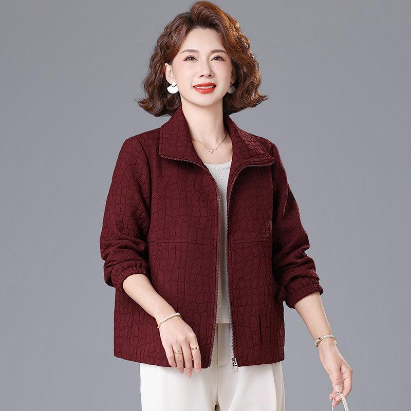 

2026 Stylish Spring and Autumn Jacket for Middle-aged Women 2XL (105-120 lbs)