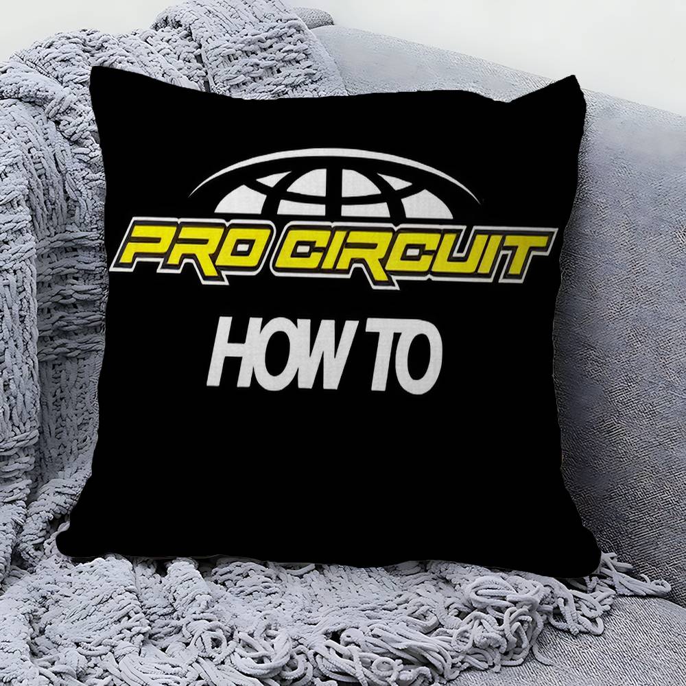 Pro-circuits Motorcycle Racing Cushion Cover Pillow Cover Decor Pillowcase Printed Cushion Case for Couch