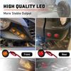 ATV UTV LED Turn Signal Light Kit Switch Relay Harness For Polaris Can Am Honda