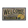 Keystone American Retro Coir W60 X X Mat, Lemon, Size Approx. D1.5 H33.5 (IN054322)