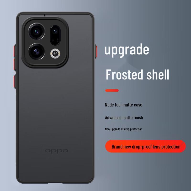 Матовый чехол для телефона OPPO с защитой от отпечатков пальцев и защитой от падений OPPO Find X9
