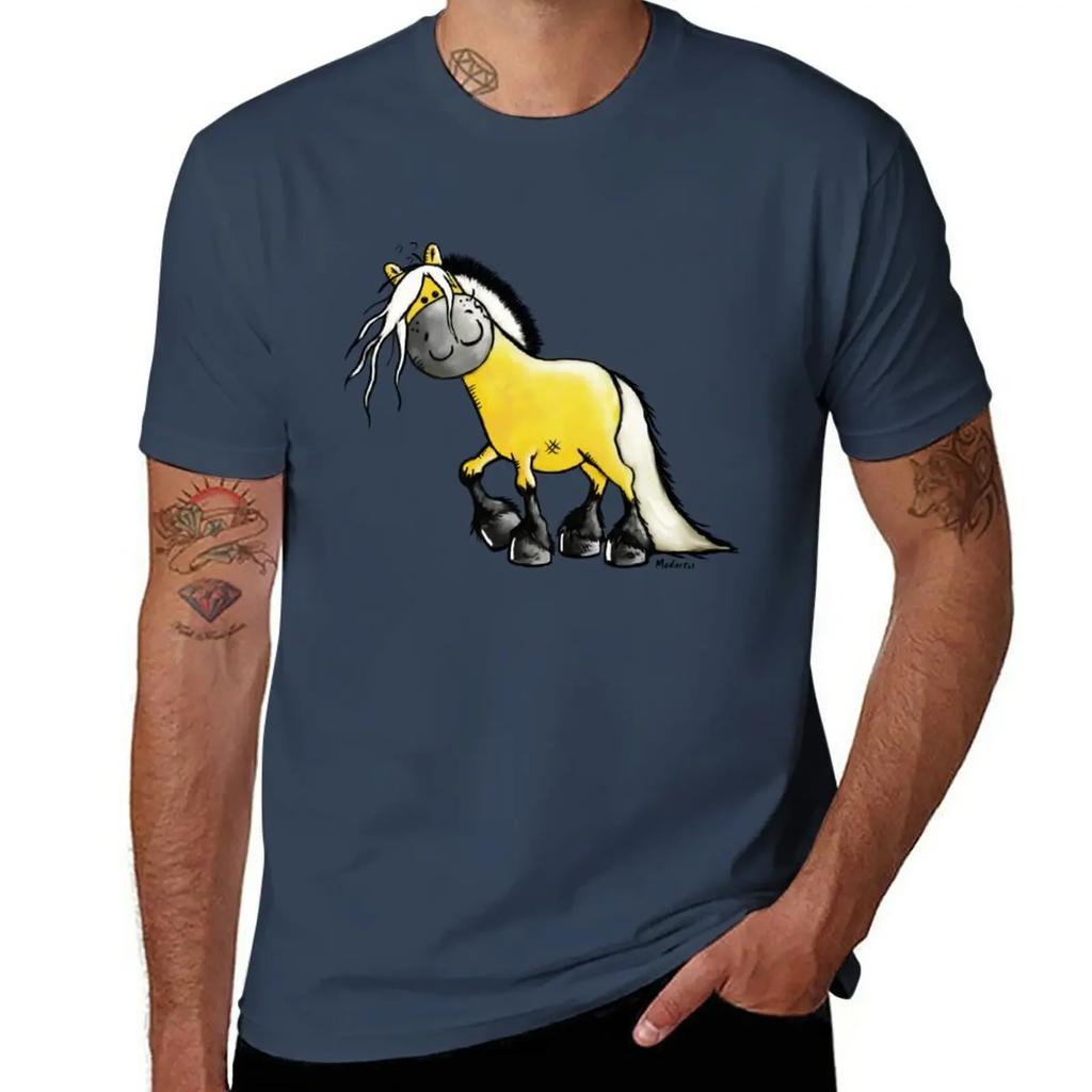 Norwegian Fjord Horse T-Shirt summer clothes blacks men t shirt