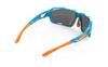 Rudy Project SINTRYX Azzurro Gloss Black Lens Clear Lens Sports Sunglasses for Road and Baseball Frame/Smoke + SP491081-S000 Cycling, Marathon,