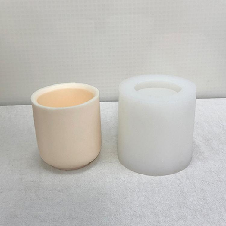 Cylinder Silicone Crafts Mould, 3D Geometric Candle Mold Candle Decorations Tool
