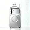 CD Texture Magnetic Ring Casing for Samsung Galaxy M36 5G Metallic Finish Shockproof Case Cover