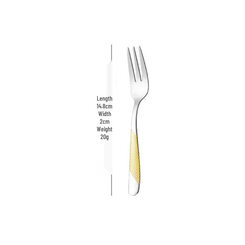 Cross 304 Stainless Steel Star Diamond Tableware Set: Steak Knife, Fork, Spoon, and Teaspoon for Home and Hotel Use