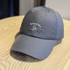 2026New letter kitten embroidered baseball cap for men and women, spring and summer thin breathable quick-dry curved brim sun protection cap