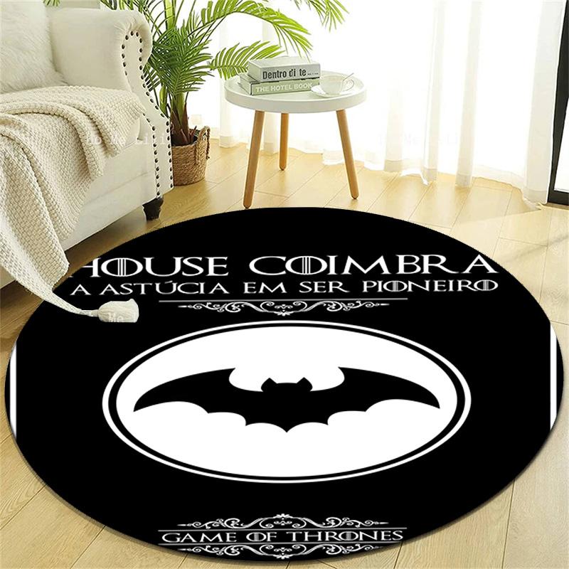 1pc Football Team (45) Design Printed Area Round Carpet for Bedroom Living Room Home Decor Rugs Mat Non Slip Mat Rug for Bedside