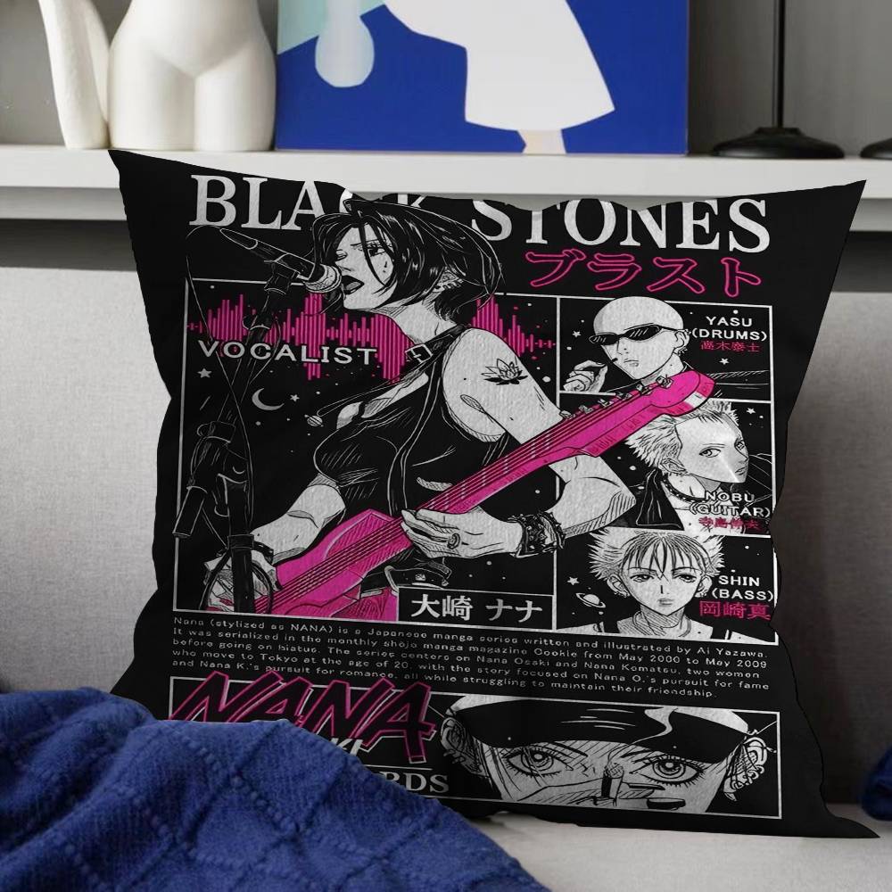 Anime NANA Pillow Anime Pillow Sofa Bed Head Pillow Cover Cushion Cover 45x45 cm Fashion