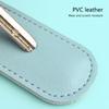 USB Flash Drive Holder Case Microfiber Leather Protective Cover With Metal Snap Closure