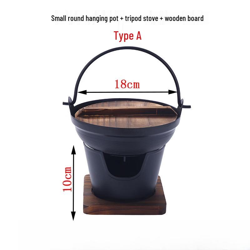 ZISIZ Solid Alcohol Stove Mini Hot Pot