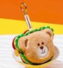 Starbucks Taiwan 2026 Bearista Sandwich Charm Pouch Plush Keychain Limited